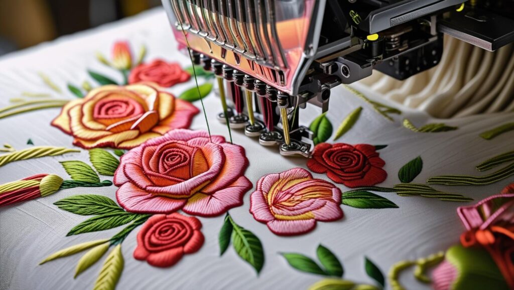 700 by 850 pixels embroidery machine with desing image